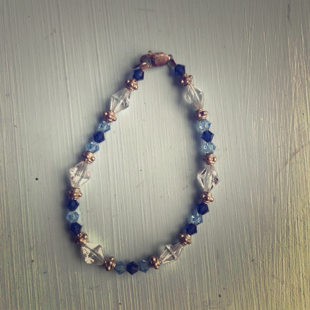 Blue bracelet
